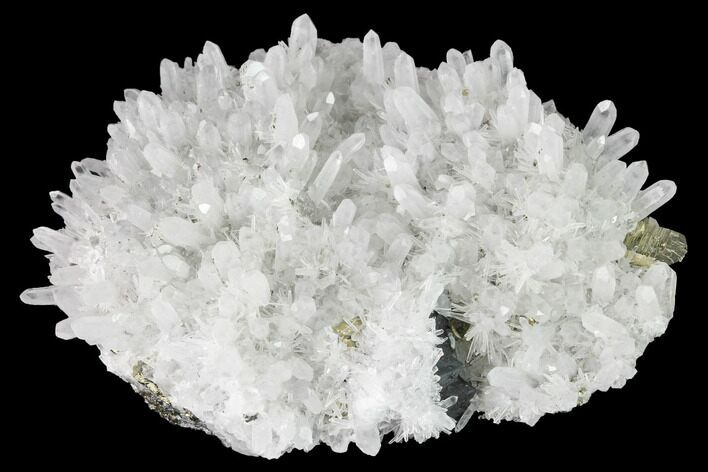 Quartz, Sphalerite & Pyrite Crystal Association - Peru #141847